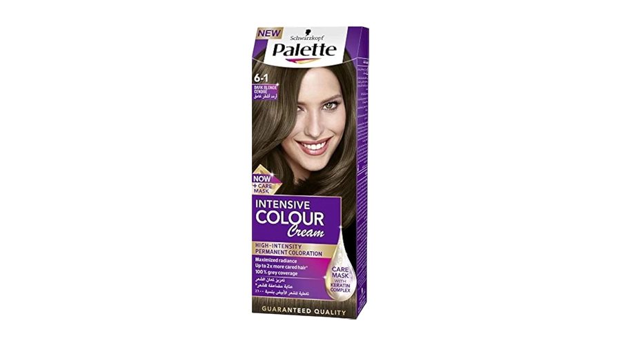 PALETTE INTESIVE COLOR CREAM HAIR ΒΑΦΗ ΜΑΛΛΙΩΝ (6-1) DARK BLONDE (ΣΚΟΥΡΟ ΞΑΝΘΟ ΣΑΝΤΡΕ) 50ml