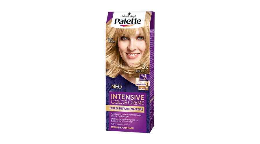PALETTE INTESIVE COLOR CREAM HAIR ΒΑΦΗ ΜΑΛΛΙΩΝ (9-0) EXTRA LIGHT BLONDE (ΞΑΝΘΟ ΠΟΛΥ ΑΝΟΙΧΤΟ) 50ml