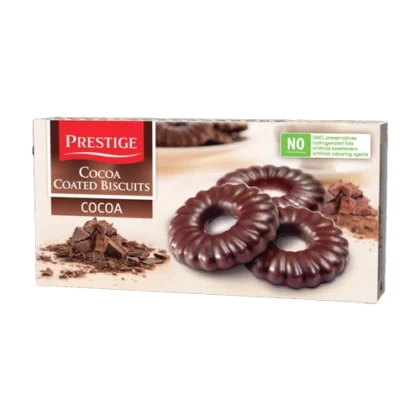 PRESTIGE ΜΠΙΣΚΟΤΑ ΜΕ ΕΠΙΚΑΛΥΨΗ KAKAO COCOA 160gr