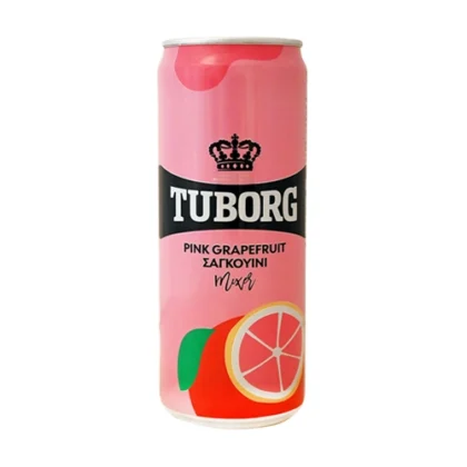 TUBORG SODA PINK GRAPEFRUIT & ΣΑΓΚΟΥΙΝΙ ΚΟΥΤΙ 330ml
