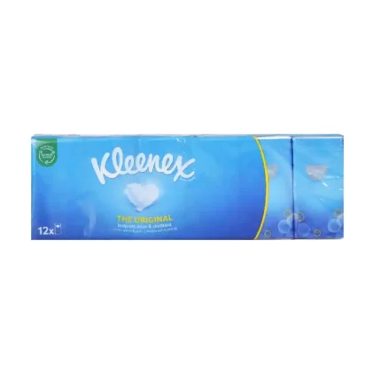 KLEENEX ΧΑΡΤΟΜΑΝΤΗΛΑ ORIGINAL 3Φ 12x9τεμ