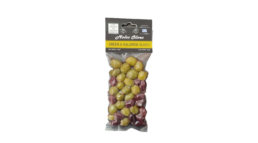ΜΩΛΟΣ ΕΛΙΕΣ ΠΡΑΣΙΝΕΣ ΚΑΙ ΚΑΛΑΜΩΝ VAC. 150gr