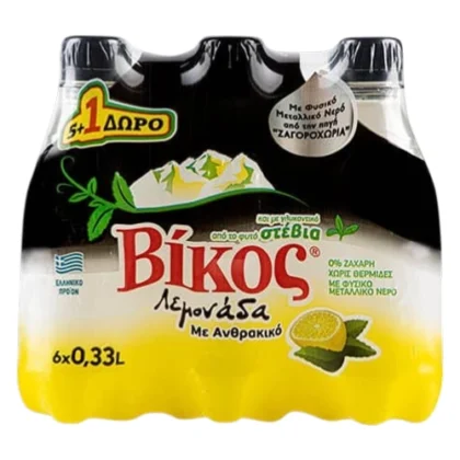 ΒΙΚΟΣ ΛΕΜΟΝΑΔΑ ΣΤΕΒΙΑ PET 330ml