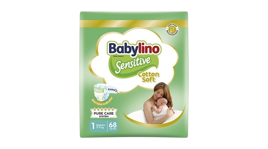 BABYLINO ΠΑΝΑ N1 SENSITIVE 2-5kg 68τμχ
