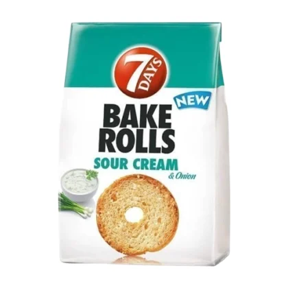 BAKE ROLLS SOUR CREAM & ONION 80gr