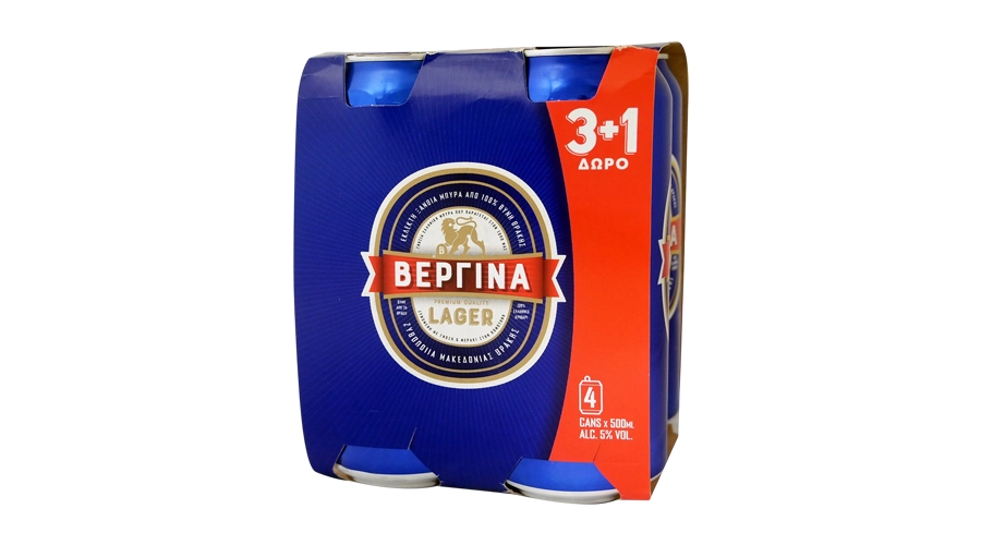ΜΠΥΡΑ ΒΕΡΓΙΝΑ 500ml (3+1)