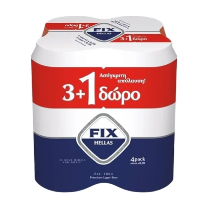 ΜΠΥΡΑ ΦΙΞ 500ml (3+1)