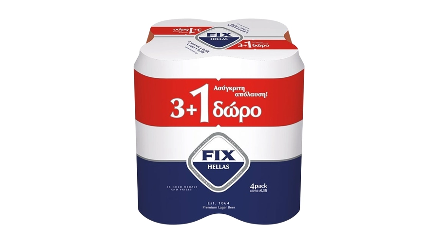ΜΠΥΡΑ ΦΙΞ 500ml (3+1)