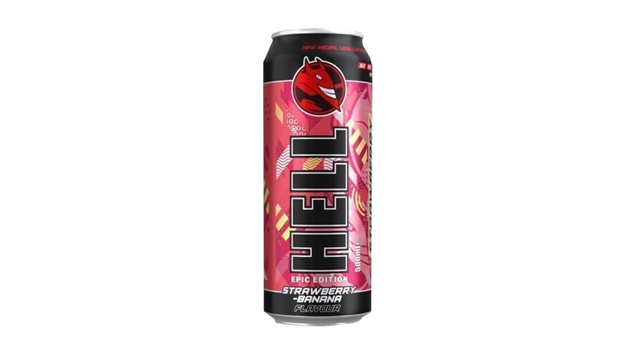 HELL ENERGY STRAWBERRY BANANA 500ml