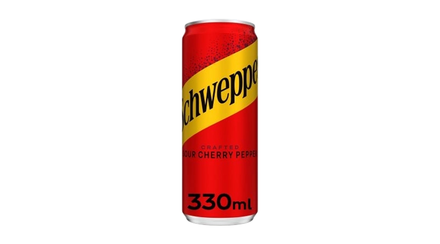 SCHWEPPES ΣΟΔΑ SOUR CHERRY PEPPER ΚΟΥΤΙ 330ml