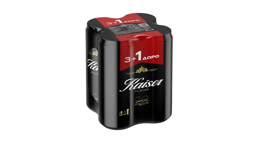 ΜΠΥΡΑ ΚΑΙΖΕΡ 500ml (3+1)