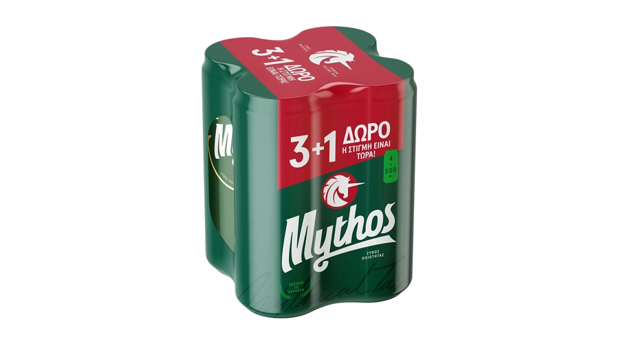 ΜΠΥΡΑ ΜΥΘΟΣ 500ml (3+1)