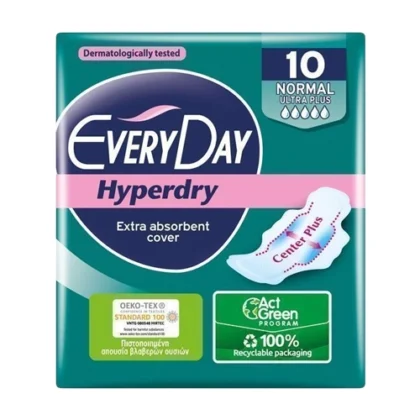 EVERYDAY ΣΕΡΒΙΕΤΕΣ 1806Π HYPERDRY NORMAL 10τμχ