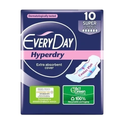 EVERYDAY ΣΕΡΒΙΕΤΕΣ 1807Π HYPERDRY SUPER 10τμχ