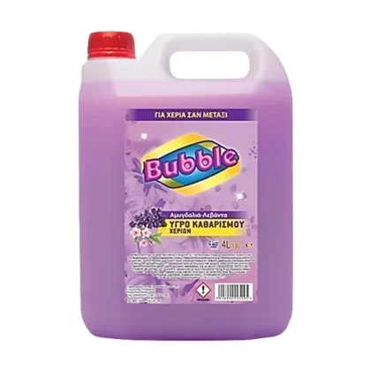 BUBBLE ΥΓΡΟ ΠΙΑΤΩΝ ΑΜΥΓΔΑΛΟ & ΛΕΒΑΝΤΑ 4lt