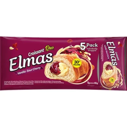 ELMAS ΚΡΟΥΑΣΑΝ ΒΥΣΣΙΝΟ & ΒΑΝΙΛΙΑ 5x48gr