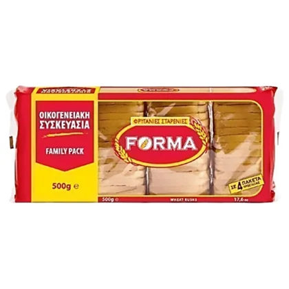 FORMA ΦΡΥΓΑΝΙΕΣ ΣΤΑΡΕΝΙΕΣ FAMILY PACK (4PACK) 500gr