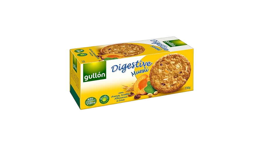 GULLON DIGESTIVE ΜΠΙΣΚΟΤΑ MUESLI 230gr