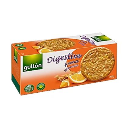GULLON DIGESTIVE ΜΠΙΣΚΟΤΑ ΒΡΩΜΗ ΠΟΡΤΟΚΑΛΙ 265gr