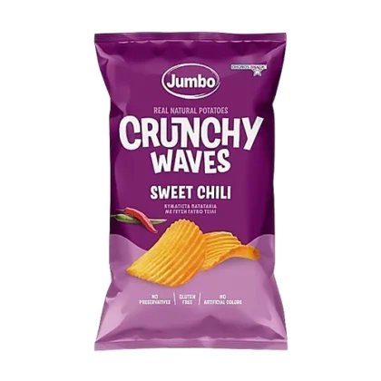 JUMBO CRUNCHY CHIPS SWEET CHILI ΚΥΜΑΤΙΣΤΑ 90gr