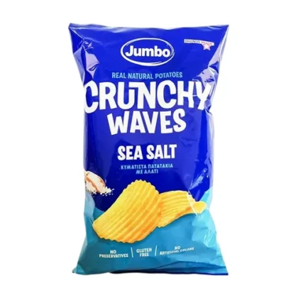 JUMBO CRUNCHY CHIPS ΑΛΑΤΙ ΚΥΜΑΤΙΣΤΑ 90gr