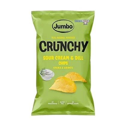JUMBO CRUNCHY CHIPS ΚΡΕΜΑ & ΑΝΙΘΟΣ 90gr