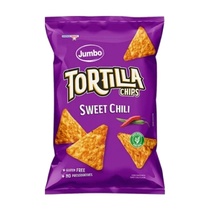 JUMBO TORTILLA CHIPS SWEET CHILI 100gr