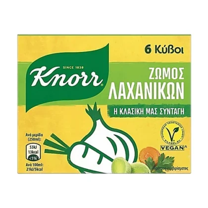 KNORR ΚΥΒΟΙ ΛΑΧΑΝΙΚΩΝ 60gr