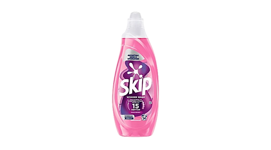 SKIP WONDER ΥΓΡΟ ΠΛΥΝΤΗΡΙΟΥ COLOR PROTECT 54μεζ 2,16lt