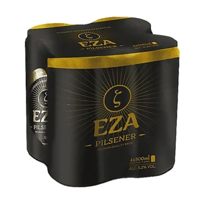 ΜΠΥΡΑ EZA PREMIUM PILSENER 4PACK 500ml