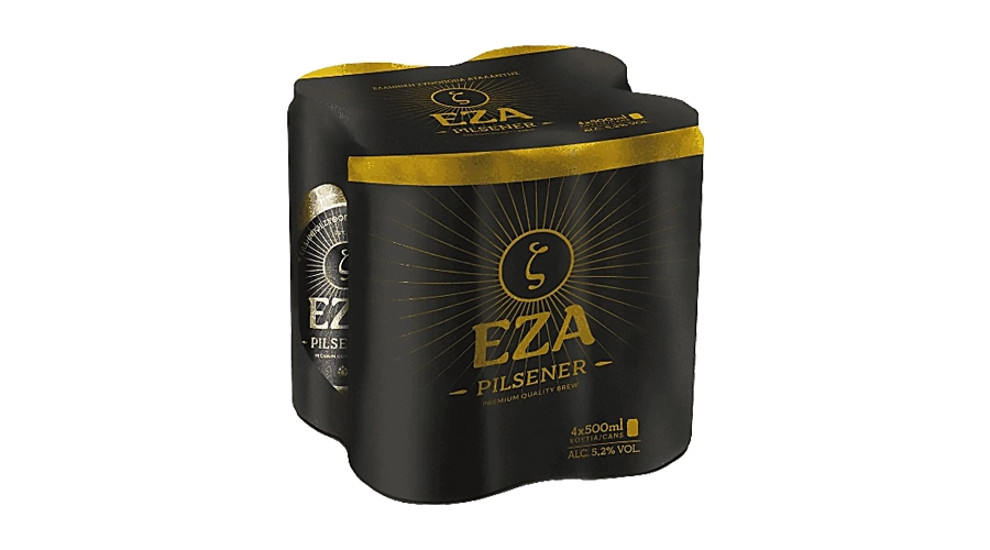ΜΠΥΡΑ EZA PREMIUM PILSENER 4PACK 500ml