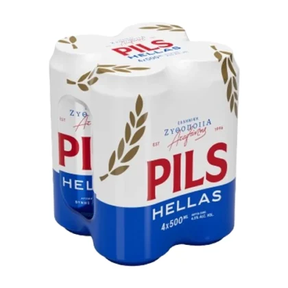 ΜΠΥΡΑ PILS 4PACK 500ml