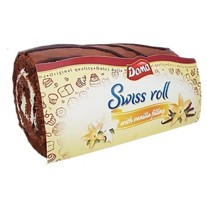 DOMA SOFIA SWISS ROLL ΓΕΜΙΣΗ ΒΑΝΙΛΙΑ 115gr