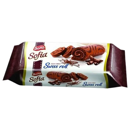 DOMA SOFIA SWISS ROLL ΓΕΜΙΣΗ ΚΑΚΑΟ 200gr