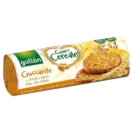 GULLON CUOR DI CEREALE ΜΠΙΣΚΟΤΑ ΜΕ ΒΡΩΜΗ, ΚΑΛΑΜΠΟΚΙ & ΡΥΖΙ 265gr