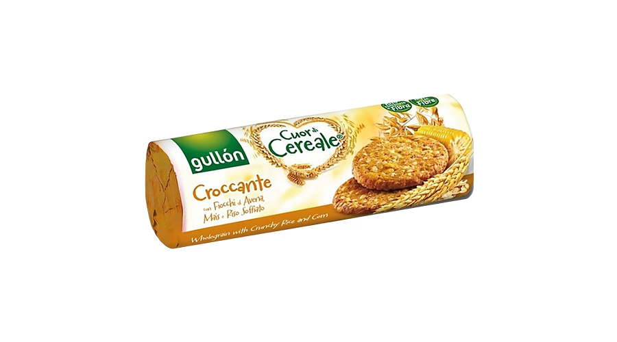 GULLON CUOR DI CEREALE ΜΠΙΣΚΟΤΑ ΜΕ ΒΡΩΜΗ, ΚΑΛΑΜΠΟΚΙ & ΡΥΖΙ 265gr