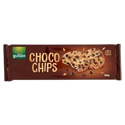 GULLON ΜΠΙΣΚΟΤΑ CHOCO CHIPS 150gr