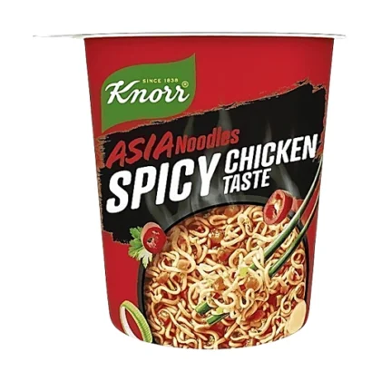 KNORR SNACK POT NOODLES ΠΙΚΑΝΤΙΚΟ ΚΟΤΟΠΟΥΛΟ 65gr