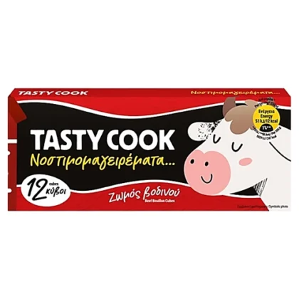 TASTY COOK ΚΥΒΟΙ ΒΟΔΙΝΟ 120gr
